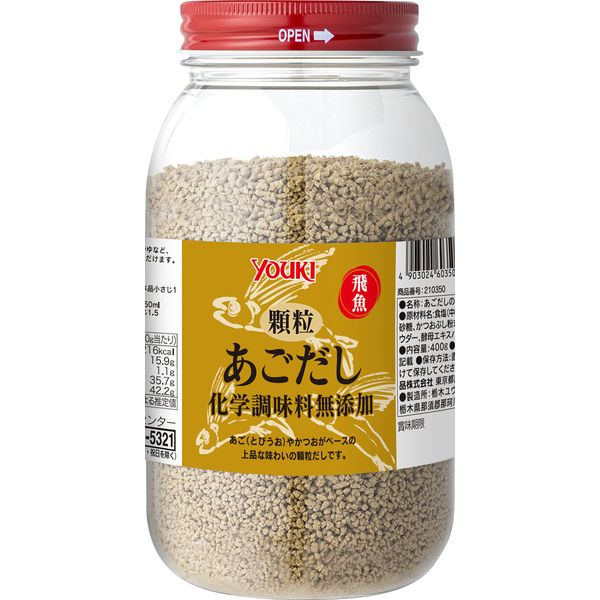 Yuuki Foods Granule Chin Dashi, No Chemical Seasoning, 14.1 oz (400 g)