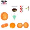 4Pcs US Implants Locator Retention Male Processing Caps Replace Inserts 0.8Lbs