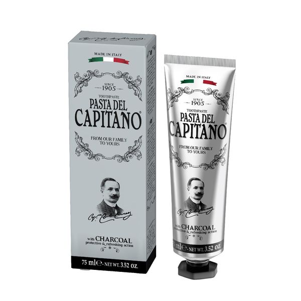 Pasta del Capitano Charcoal Toothpaste 75 ml