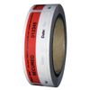 Tamper-Evident Tape, 1In x 4In, PK250