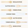 Bamboo Kitchen Utensils, 7 Pieces Cooking Utensils Set with Holder