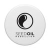 Seed Oil Rebellion black logo PopSockets Swappable PopGrip