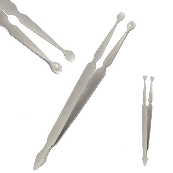 AAProTools Bead Ball Holding Tweezers 4 1/2 Piercing Tool