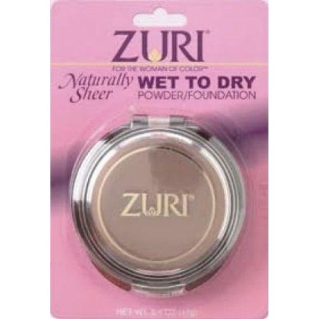 Zuri Naturally Sheer Pressed Powder Wet To Dry Willow Soft