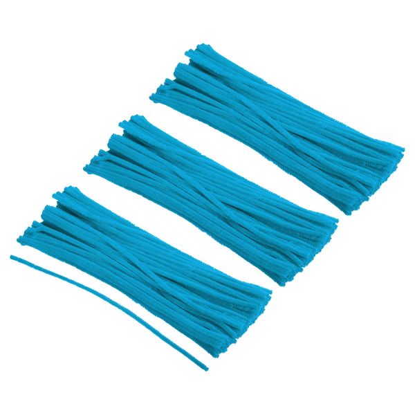 PATIKIL 30CM/12Inch Pipe Cleaners, 300 Pack Flexible Chenille Stems for DIY Art Creative Crafts Party Decorations Handicrafts Handwork, Dark Blue