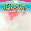 Mack's Lure 40550 Pee Wee Wiggle Hoochie Hot Pink Glow