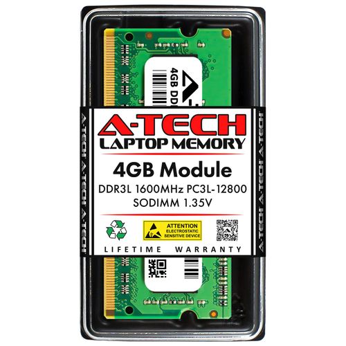 A-Tech 4GB RAM for ASUS Transformer AIO P1801 | DDR3 1600MHz PC3-12800 SODIMM 1.35V Non-ECC Memory Upgrade