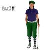 Golf Knickers Dark Green Womens 'Par 3' - Microfiber - Size 12