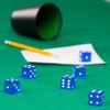 10 Purple Dice - 19 mm