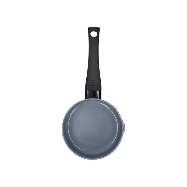 MasterClass Non-Stick Milk Pan, Milk Saucepan with Pouring Lip with PTFE, PFOA and BPA Free Non Stick , Small Saucepan with Double-Layer Non Stick, Induction Safe, Cool Touch Riveted Handle, 14cm/5.5"