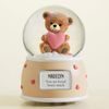 Personalization Universe A Beary Special Message Personalized Teddy Bear Snow Globe