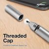 BoxWave FineTouch Capacitive Stylus, Super Precise Stylus Pen - Metallic Silver, Compatible with Tablets, Smartphones, Laptops