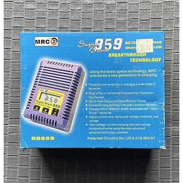 MRC Super Brain 959 AC/DC Delta Peak Charger With LCD RB959