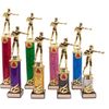 Personalised Gold Boxing Boxer Column Trophy Multi Award Engraved With Your Text (40cm)