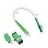 VGOL LC/APC-SC/APC Fiber Patch Cable - Singlemode Simplex Jumper with Adapters and Couplers 20cm