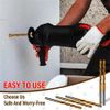 30Pcs 1/4" Drywall Cut Out Drill Bit Cutout Bit for Gypsum Wall Ceiling Plaster