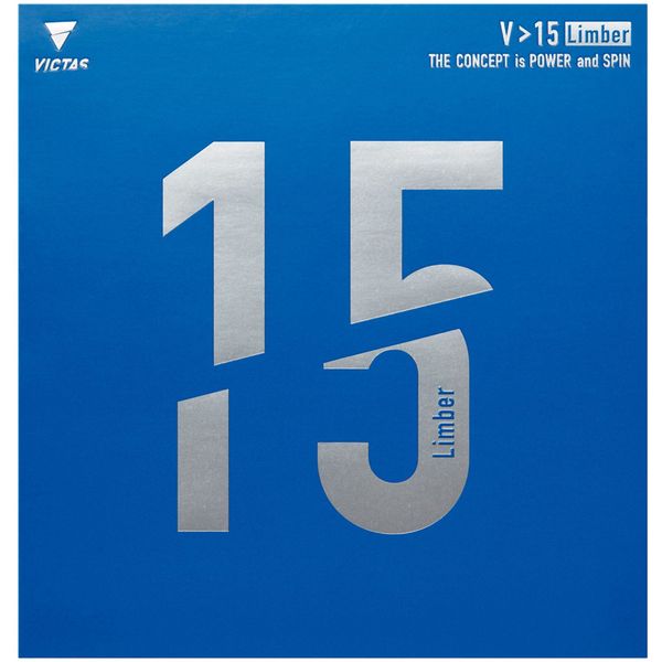 VICTAS V15 Table Tennis Soft Rubber Backing 020451 Black 2 Sizes