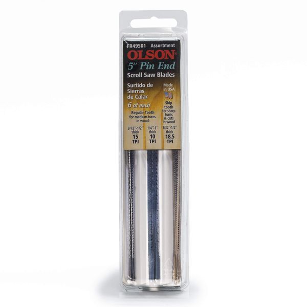 Olson SA4950 18-Pinned Scroll Blades
