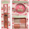 B•COLOR 3Pc “Cherry Scented” Lip Gloss, Eyeshadow & Highlight/Blush - NIB + Gift