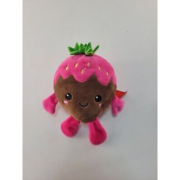 Soft Chocolate Covered Strawberry Stuffed Plush 5" You're Berry Sweet Dan Dee