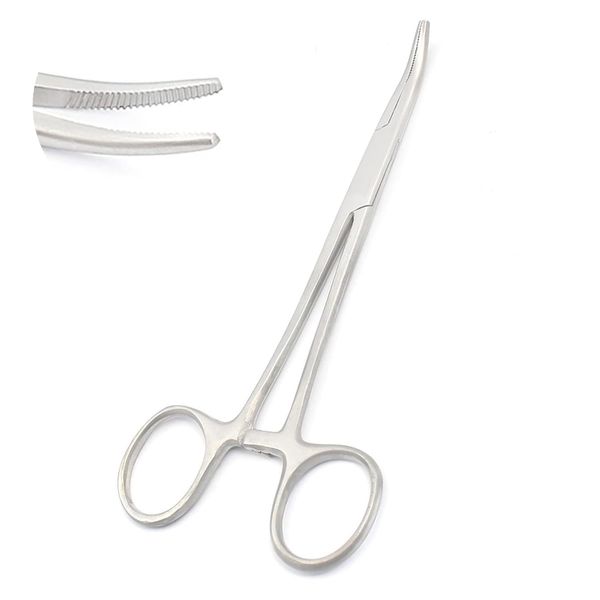 PRECISE CANADA: 7" Kelly HEMOSTAT Locking Forceps (Curved)