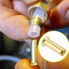 ECSiNG 100pcs Brass Compression Insert Suitable for 1/8inch Tube Outer Diameter for Water Oil Air Pipe