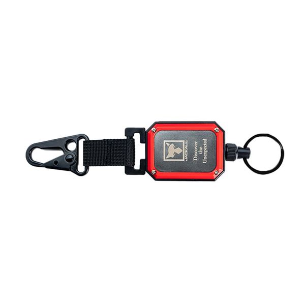 JACKALL Carabiner Wire Reel, Red