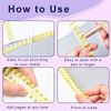 10Pcs Binding Spines, Plastic 30 Hole Click Binding Combs, Spiral Book Binder Coils for Teacher Student Document Notebook File Making