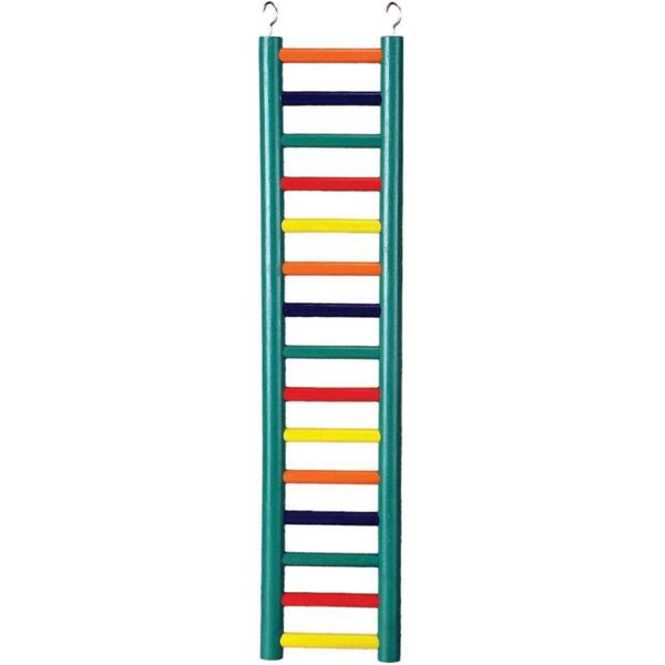 Prevue Pet Products 9 rung Multi  color Wood Bird Ladder