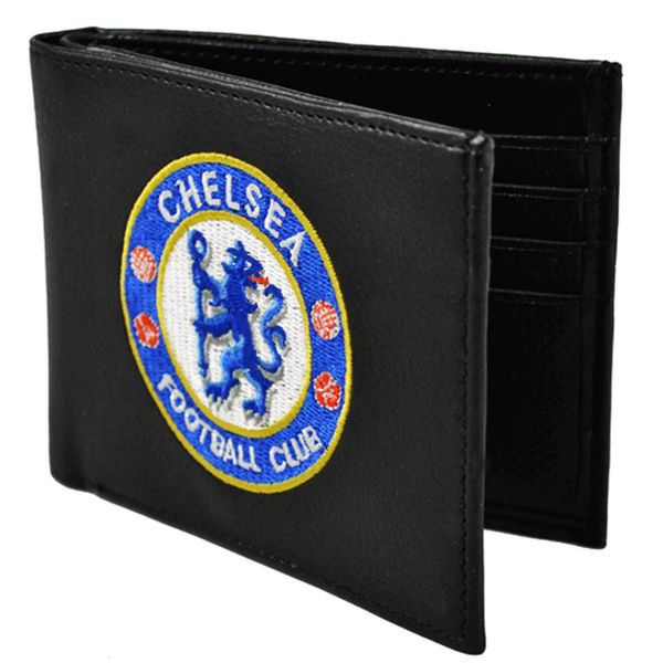 Chelsea FC Leather Wallet,black,One Size