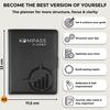 KOMPASS® Daily Planner | A5 Planner Inserts | 30 Sheets for Task Prioritization & Time Management | Eisenhower Matrix, To-Do Lists & Reflection | Bullet Journal & Productivity Refills
