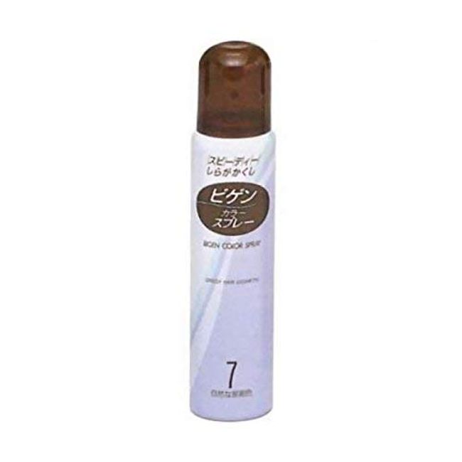 Hoyu Bigen Color Spray 7 (Natural Black Tan, 4.2 fl oz (125 ml) x 6