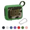 (Case Only) JBL GO4 Bluetooth Speaker Protective Storage Silicone Case Portable,Green-co2CREA