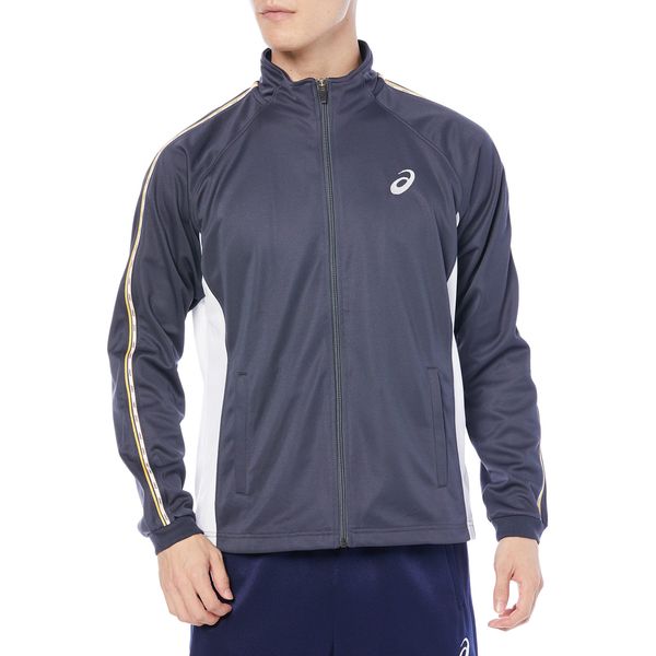 ASICS 2031D811 Men's Dry Training Jacket (Recycled Material), 020 (carbon)