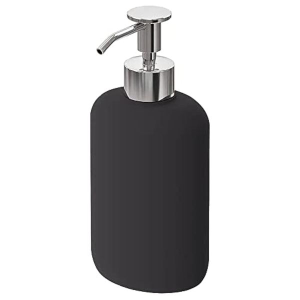 Ekoln Black Bathroom Kitchen Sink Soap Dispenser (300ml) Ikea