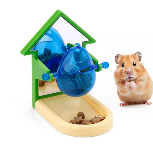 Rat Enrichment Toys, Rat Foraging Toys for Pet Rats Interactive Foraging Toys Intelligence Growth Rat Cage Puzzle Toy Treat Dispensing Slow Feeder for Rat Bird Parakeet Cockatiel Conure (House)