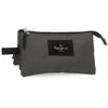 Pepe Jeans Aris Triple Case Grey 22x12x5 cm Polyester, Grey, Triple Case