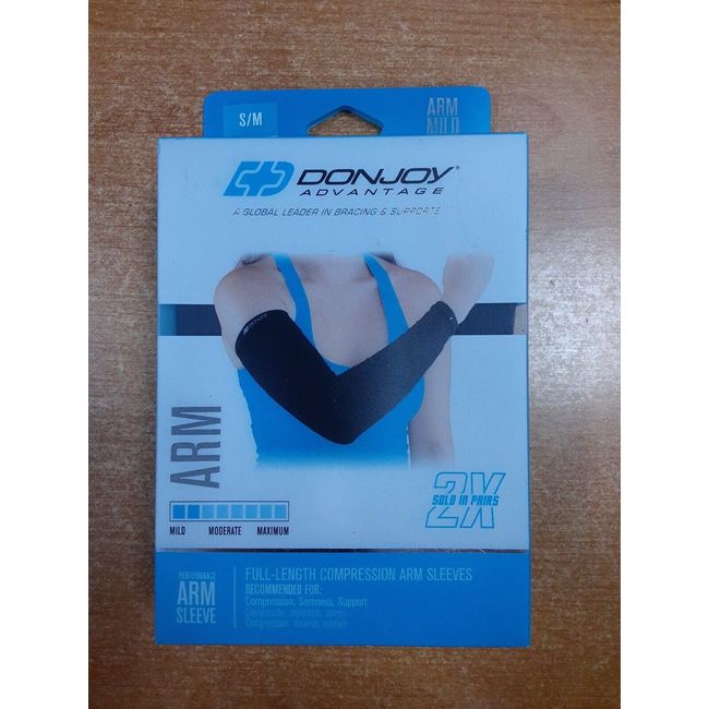 DonJoy Mild Compression Full Length Arm Sleeves (Pair) Small/Med. - E8A
