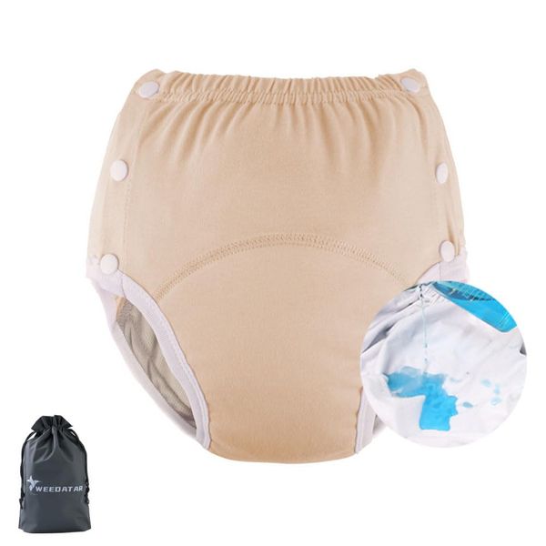 WEEOATAR Adult Diaper Cover, Incontinence Pants, Nursing Diaper Cover, Reusable, Quick Dry, Adjustable, Leak Proof, Quick Dry, Clean and Easy to Use, For Adults, Medical, Welfare, Incontinence,