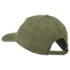 e4Hats.com California with Bear Embroidered Washed Cap - Olive Green OSFM