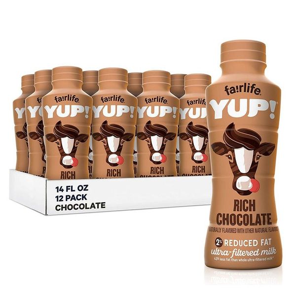 Fairlife YUP! Low Fat Ultra-Filtered Milk Rich Chocolate Fair Life Yup! Low Fat Milk Rich Chocolate Flavor 414ml 12 Packs