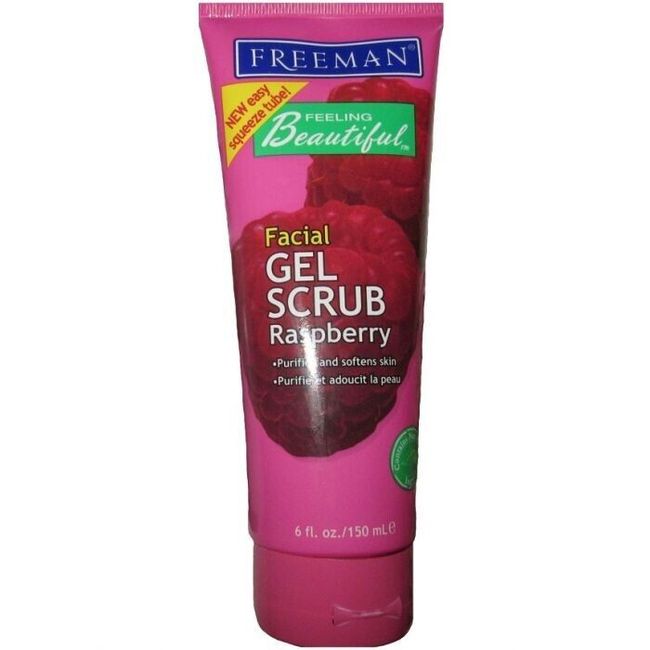 Freeman Facial Scrub Gel Raspberry 6 fl oz