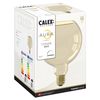 CALEX - Aura Tomar LED Bulb, Floating Globe Light, E27, Gold, G125 Dimmable Warm White Light, 4W