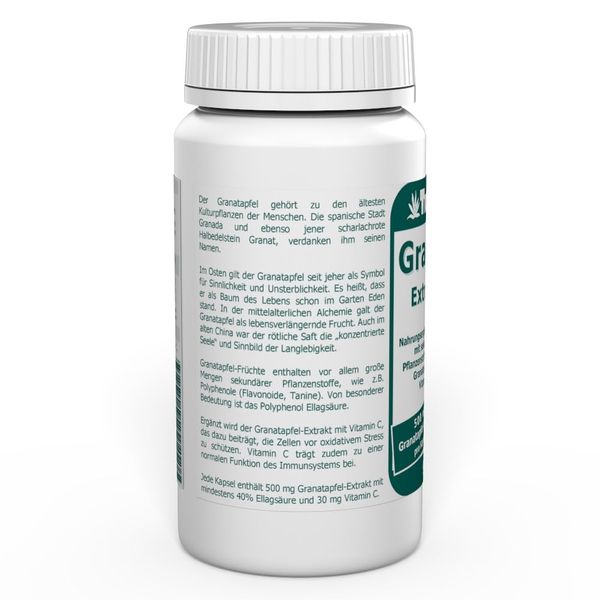Pomegranate Extract 500 mg Capsules Pack of 90