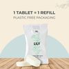 MAISONOVO 12 Pack Lily Scent Foaming Hand Soap Tablets