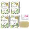 [Amazon.co.jp Exclusive] Muse Soap Botanical Green Tea 1 Pack x 4 Solid Soap + Bonus