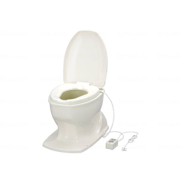 Aronkasei Sanitary Ace OD Heated Toilet Seat, Freestanding, Ivory, 533416, Direct from Manufacturer