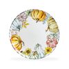 Grace Teaware Fall Pumpkins 10.5" Dinner Plates Set of 4