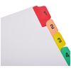 Q-Connect 1-12 Index Extra Wide Reinforced Multi-Colour Tabs