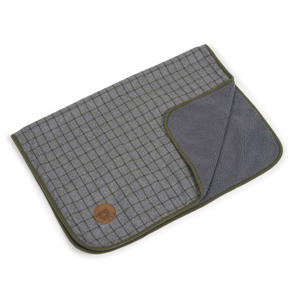 Petface Moss Green Soft Fleece Comforter Bedding Blanket for Dogs